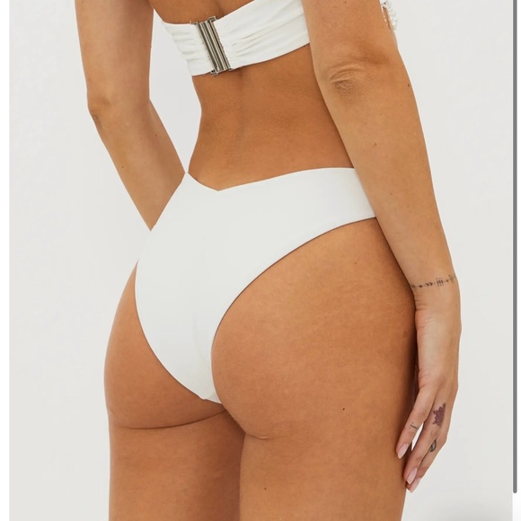 Beach Riot White Bikini Bottom - Picture 3 of 7